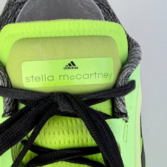 Adidas by Stella McCartney Stella Court Tennis Shoes Signal Neon Green Boost10.5 - Picture 8 of 11